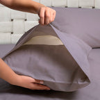 Μαξιλαροθήκες Σετ 2τμχ. Cannon Cotton Fresh 52X78 Grey ridge